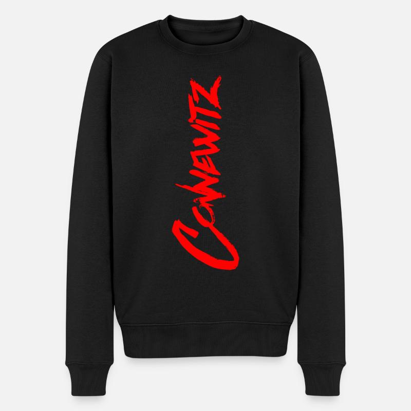 CONNEWITZ Leipzig - Männer Premium Bio Pullover - Schwarz