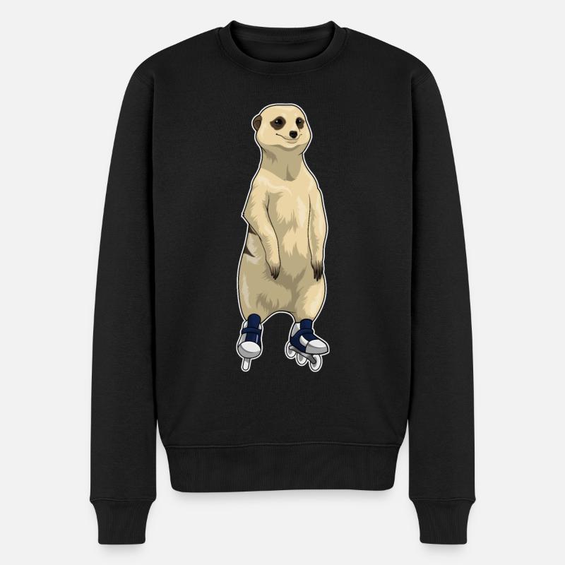 Suricates Patins à roues alignées - Pull Premium bio Homme - noir
