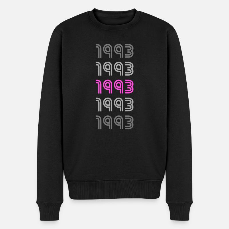 Année 1993 - Pull Premium bio Homme - noir