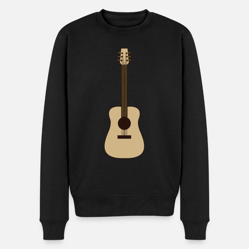 Guitare - Pull Premium bio Homme - noir