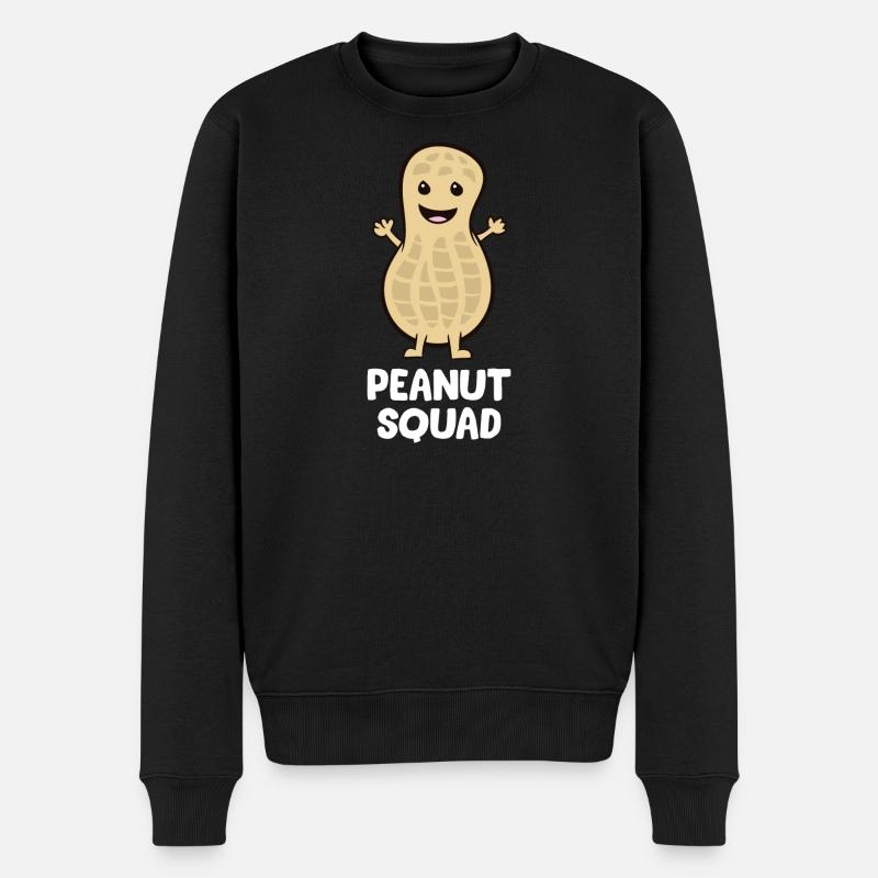 Cacahuète - Peanut Squad - Pull Premium bio Homme - noir