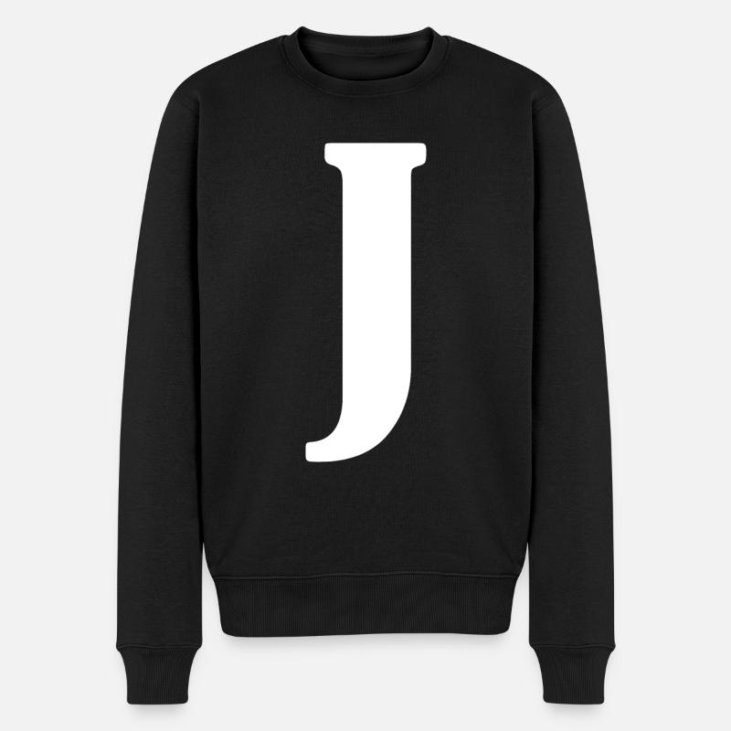 J - Pull Premium bio Homme - noir