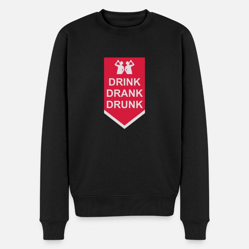 boire bu ivre citation - Pull Premium bio Homme - noir