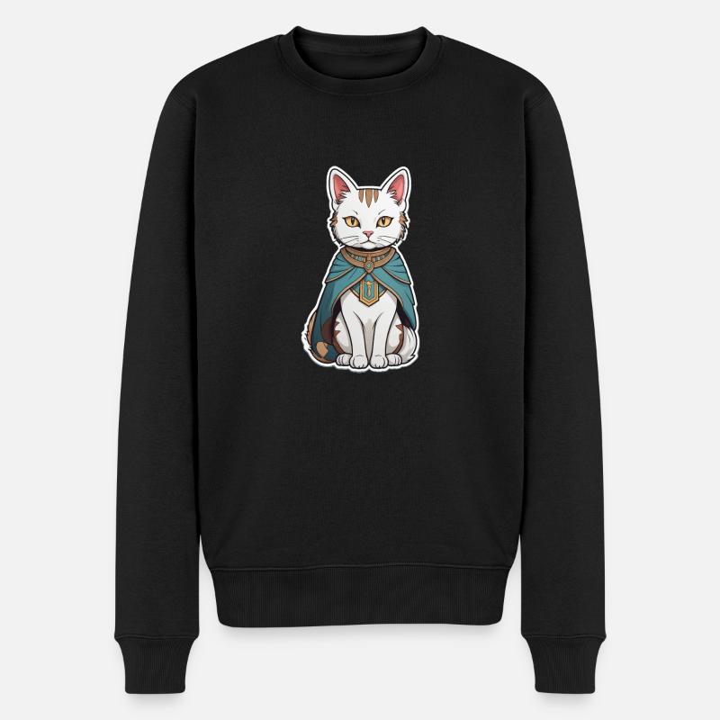 Sorcier du chat - Pull Premium bio Homme - noir