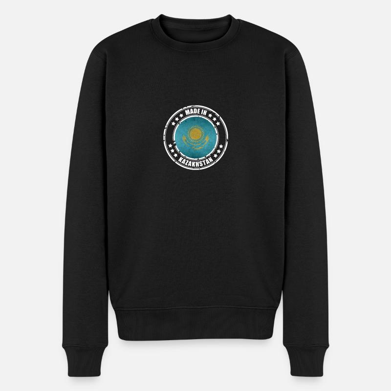 Fabriqué au Kazakhstan - Pull Premium bio Homme - noir