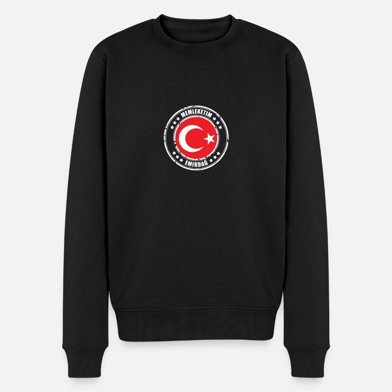 Memleketim Emirdag - Pull Premium bio Homme - noir