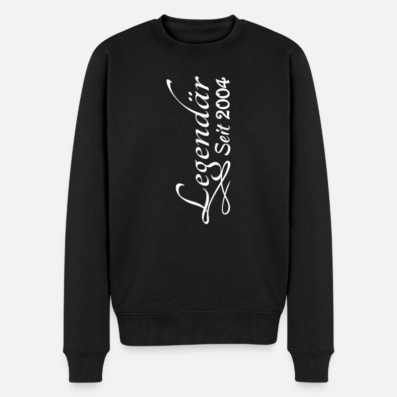 2004 - Männer Premium Bio Pullover - Schwarz