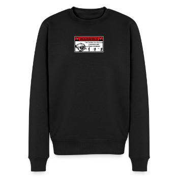 Avertissement Turbo Illustré - Pull Premium bio Homme - noir - Devant - Nico (187cm)