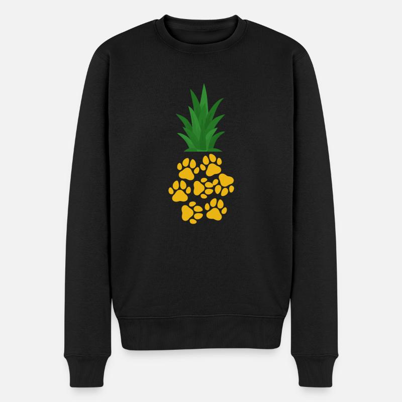 Patte d’ananas - Pull Premium bio Homme - noir