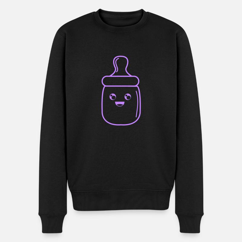 biberon - Pull Premium bio Homme - noir
