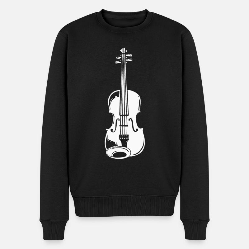 Violon Violon - Pull Premium bio Homme - noir