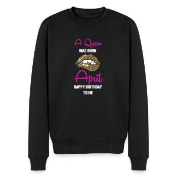 Sternzeichen Widder - Männer Premium Bio Pullover - Schwarz - Vorne - Nico (187cm)