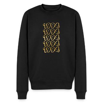 1994 - Men's Premium Organic Jumper - black - Front - Nico (187cm)