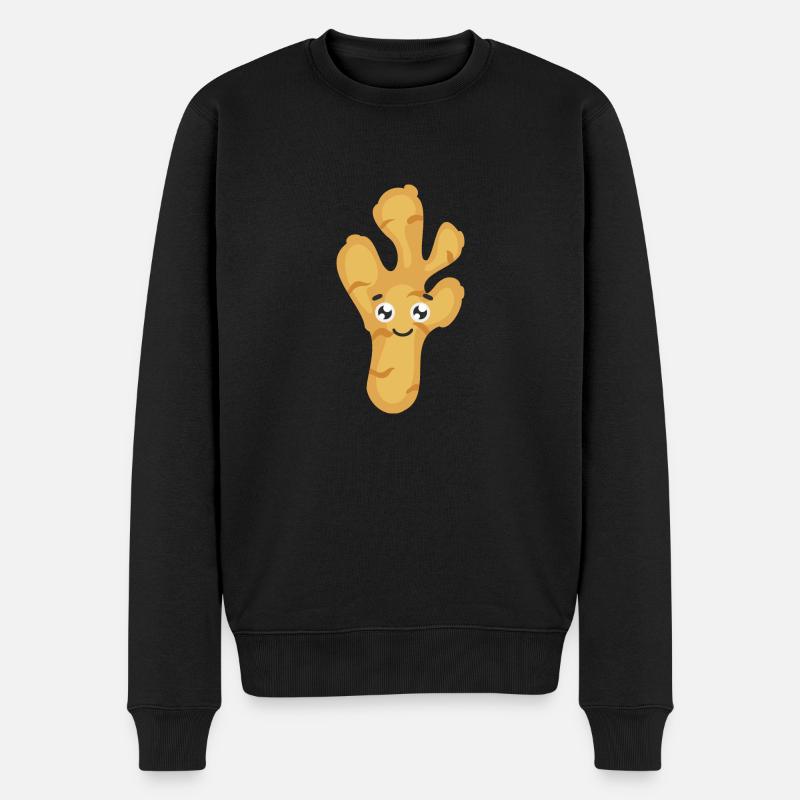 Gingembre - Pull Premium bio Homme - noir