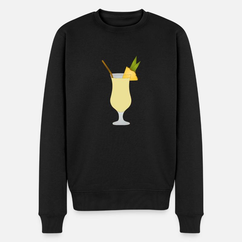 Pina Colada - Pull Premium bio Homme - noir