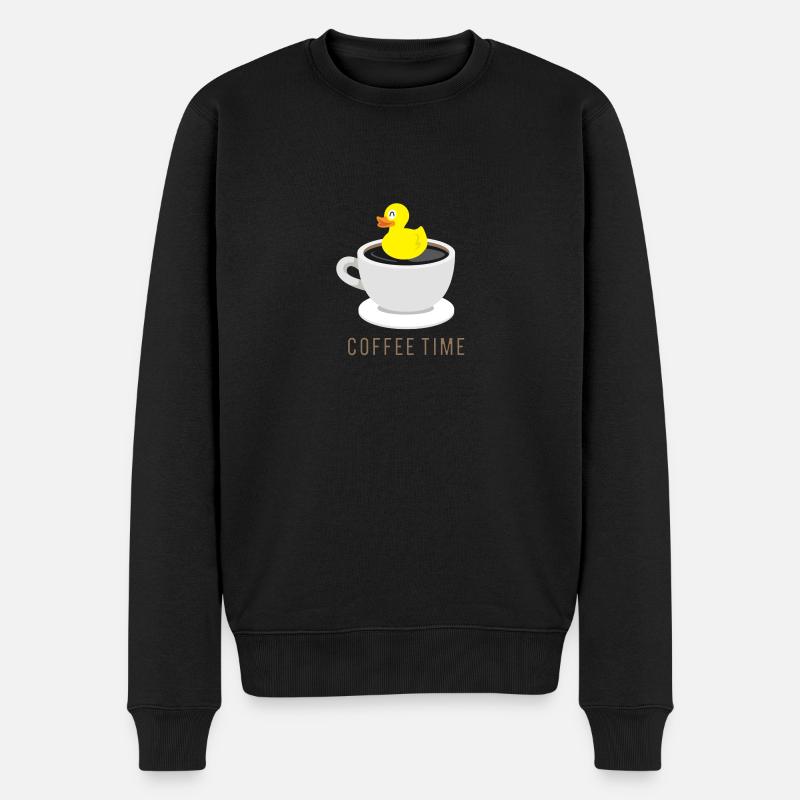 Ente Kaffe - Pull Premium bio Homme - noir