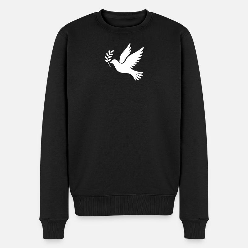 Colombe de la Paix - Pull Premium bio Homme - noir