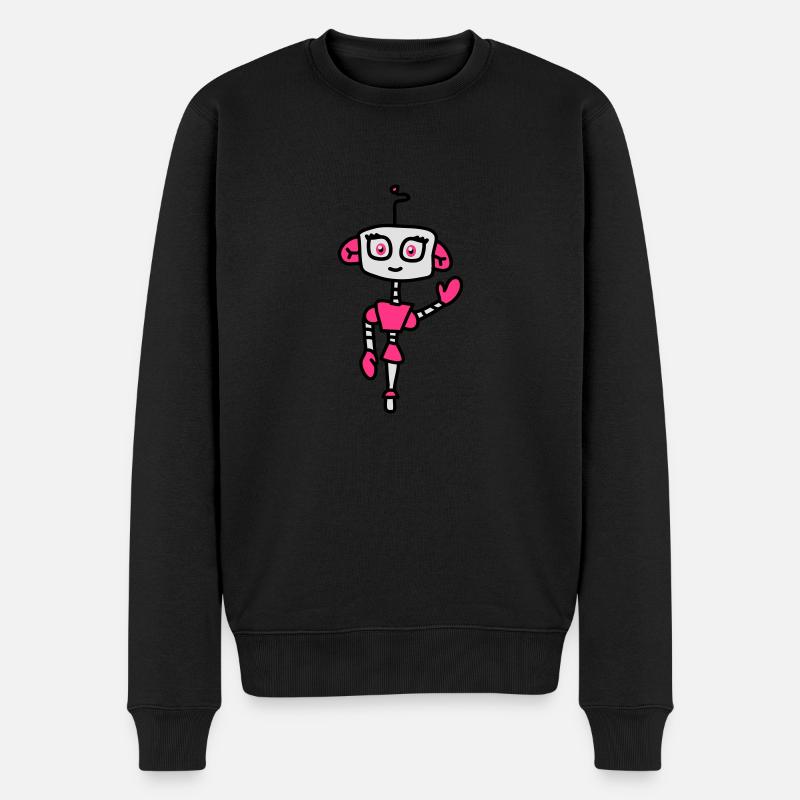 robogirl_3c - Pull Premium bio Homme - noir