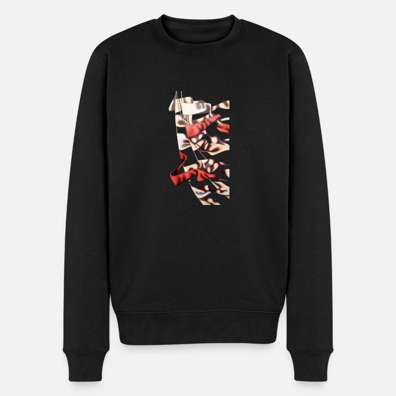 Drapeaux - Pull Premium bio Homme - noir