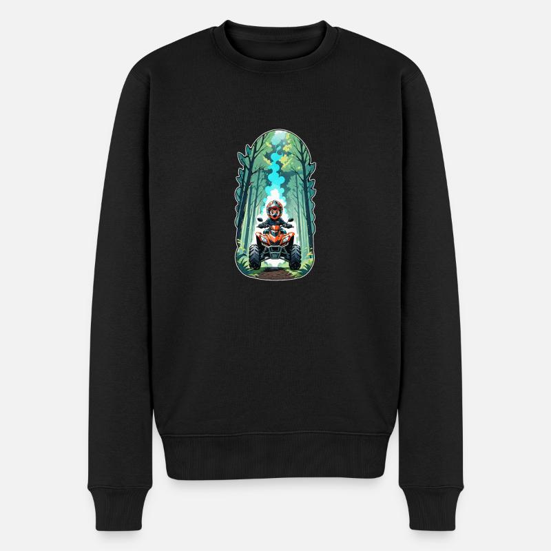 quad et tout terrain - Pull Premium bio Homme - noir