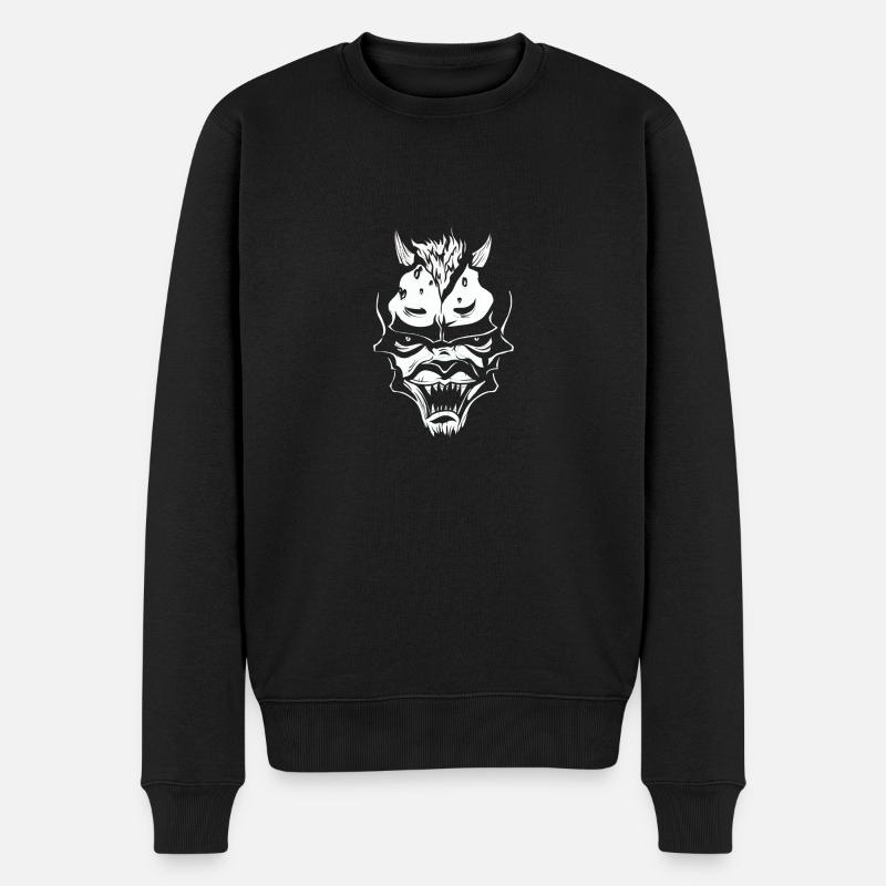 Teufel - Männer Premium Bio Pullover - Schwarz