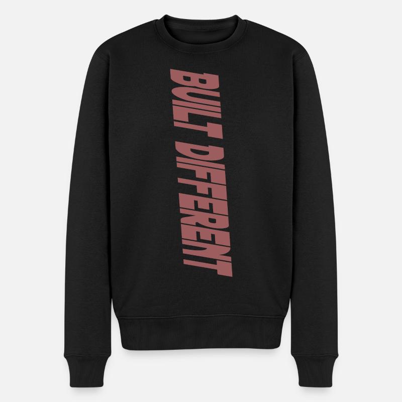 Construit différemment - Pull Premium bio Homme - noir