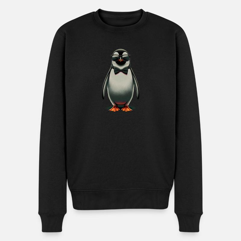 pinguin fun - Pull Premium bio Homme - noir
