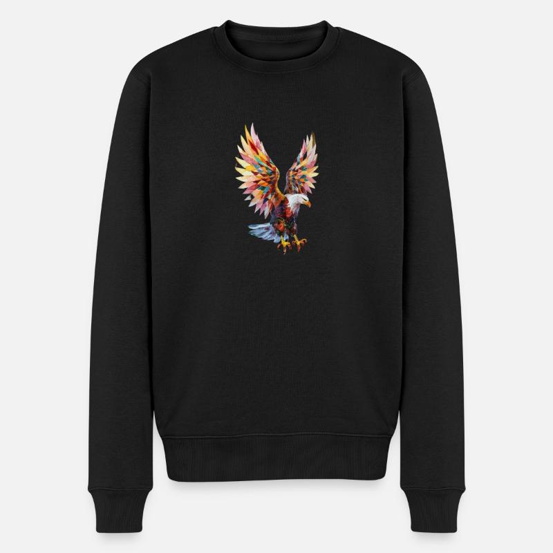 L’aigle royal - Pull Premium bio Homme - noir