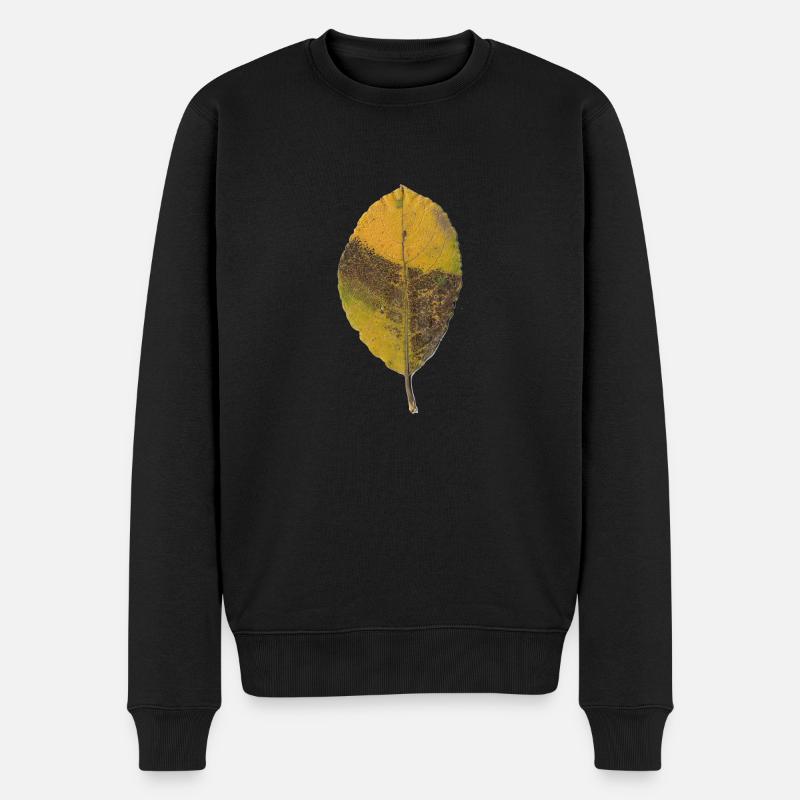 Feuille - Pull Premium bio Homme - noir