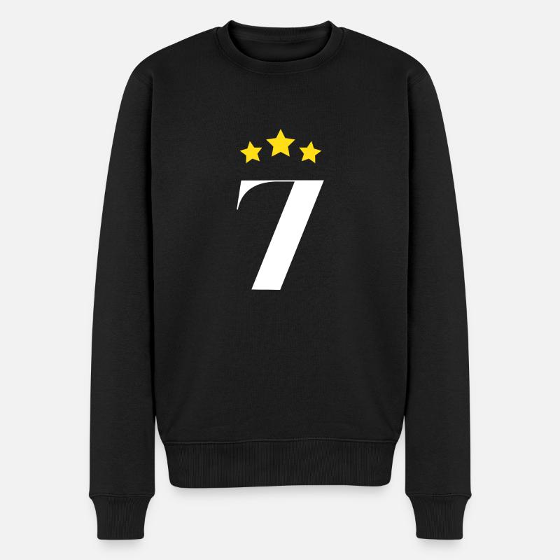 7ème anniversaire étoilé - Pull Premium bio Homme - noir