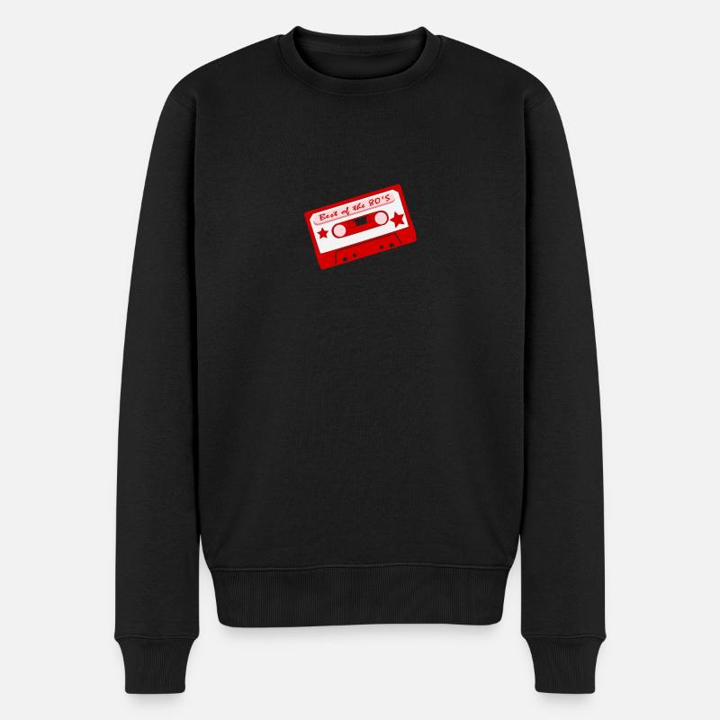 Cassette des années 80 - Pull Premium bio Homme - noir