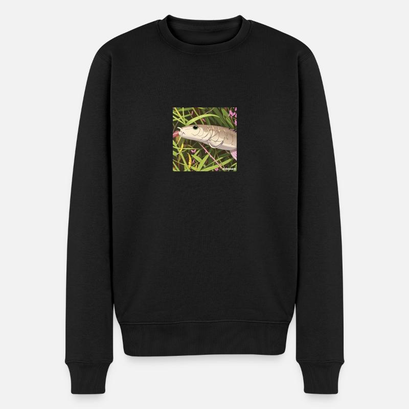 Okay - Männer Premium Bio Pullover - Schwarz