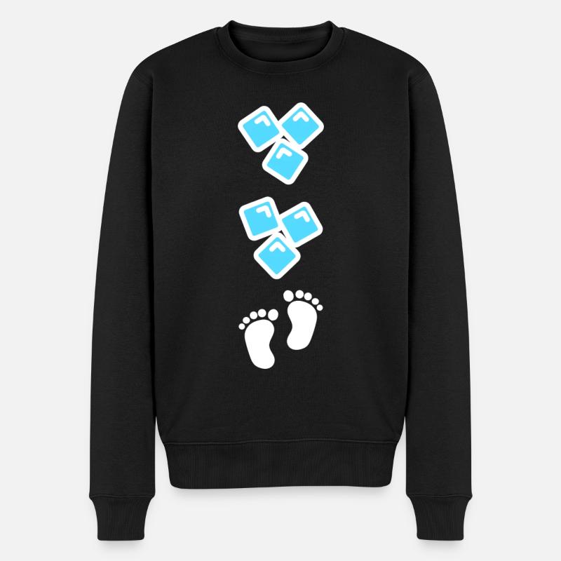 Bébé Grossesse Parents Naissance Fun - Pull Premium bio Homme - noir