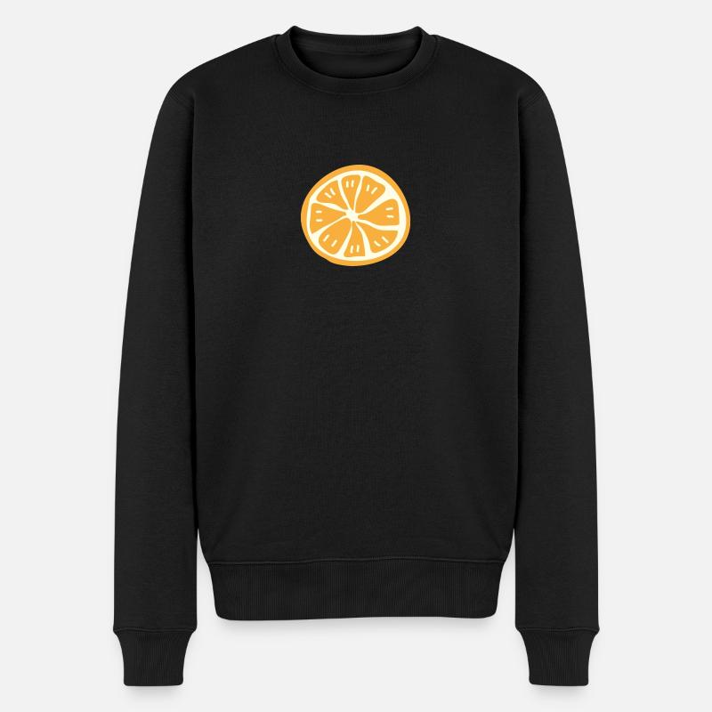 ORANGE - Pull Premium bio Homme - noir