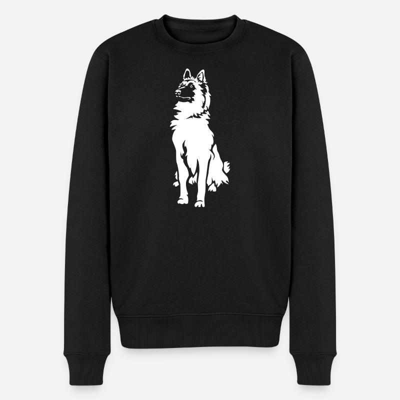 Tervueren "Black Edition" - Männer Premium Bio Pullover - Schwarz