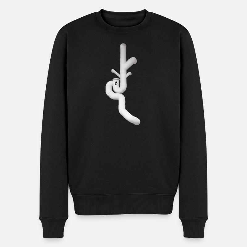 Don Giordano - Männer Premium Bio Pullover - Schwarz