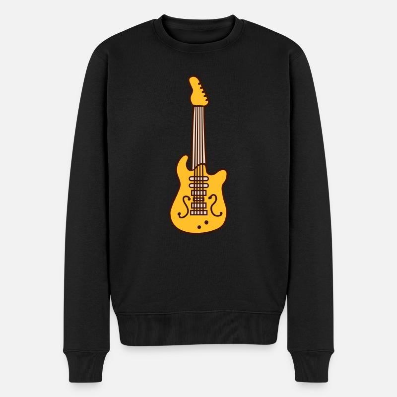 Cool E Guitar Comic - Pull Premium bio Homme - noir