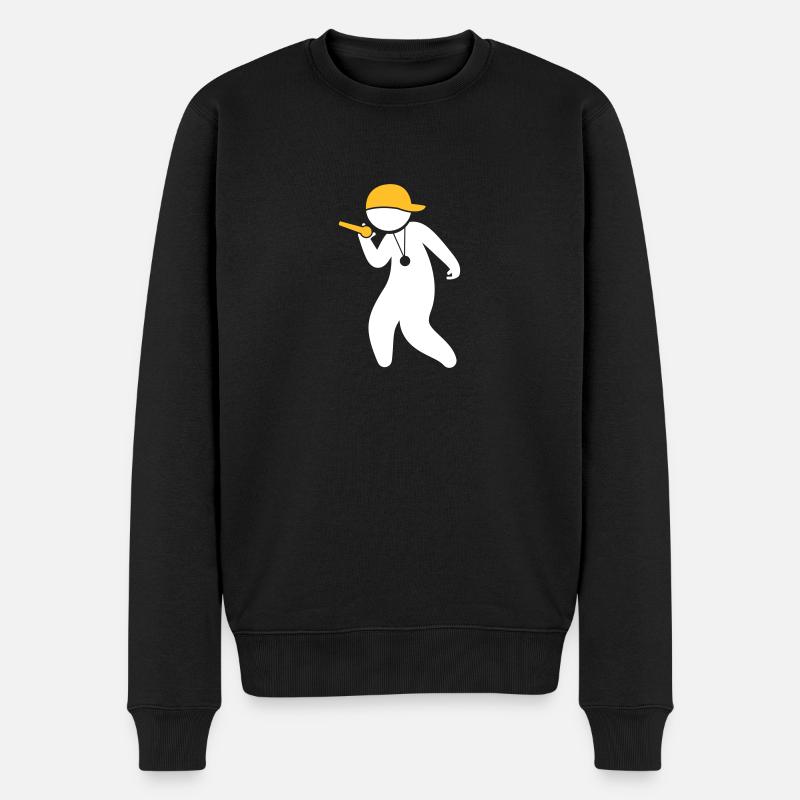 Hiphop Rapper - Pull Premium bio Homme - noir