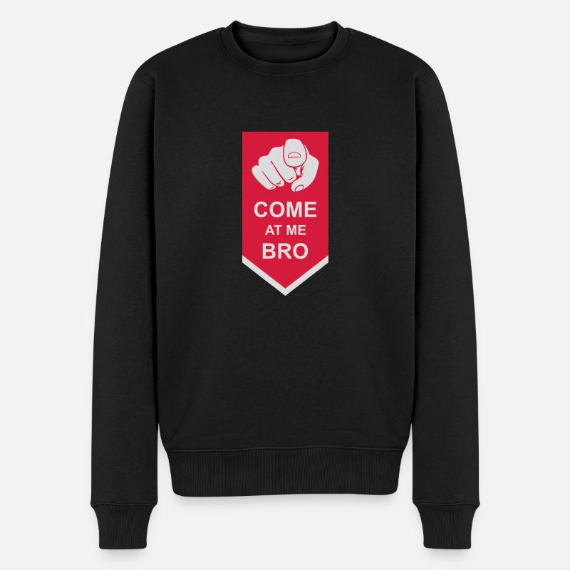 Viens à moi bro - Pull Premium bio Homme - noir