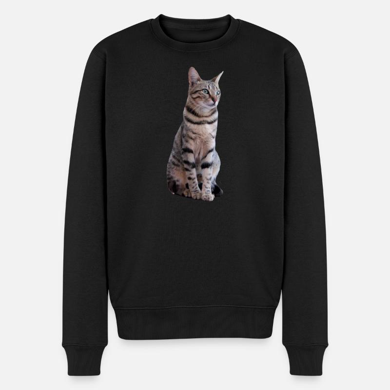 Chat - Pull Premium bio Homme - noir