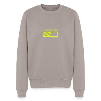 Furz laden - Männer Premium Bio Pullover - Taupe - Vorne - Nico (187cm)