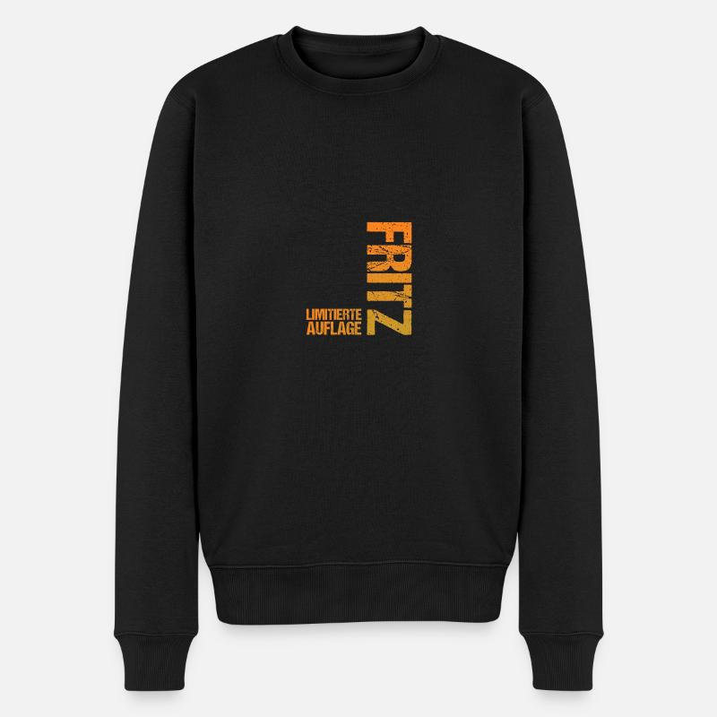 Fritz - Pull Premium bio Homme - noir