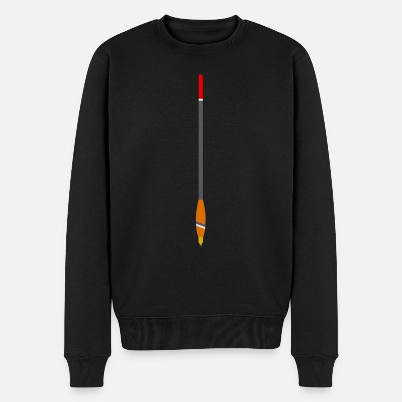 Waggler Pose - Männer Premium Bio Pullover - Schwarz