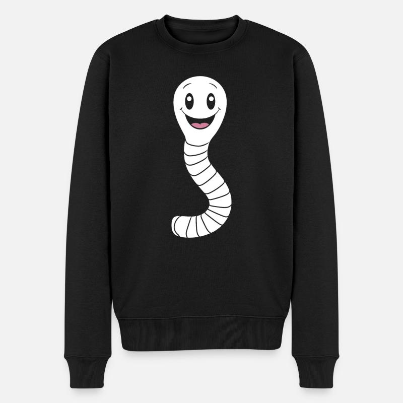 vers de terre - Pull Premium bio Homme - noir