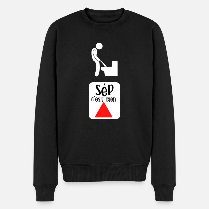 sép c'est bien - Pull Premium bio Homme - noir