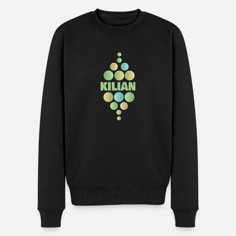 Prénom Kilian - Pull Premium bio Homme - noir