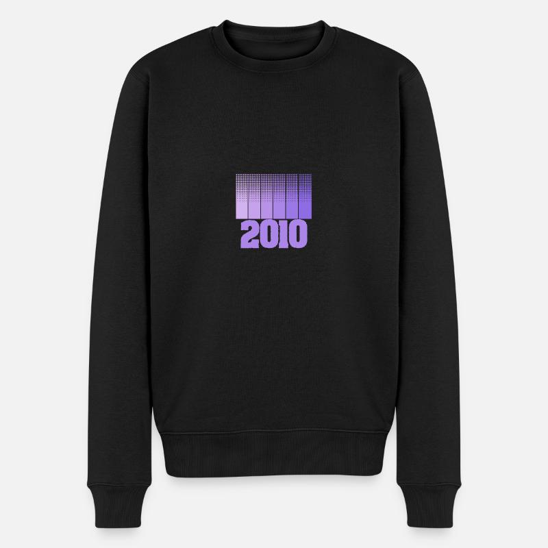 Geboren 2010 - Männer Premium Bio Pullover - Schwarz