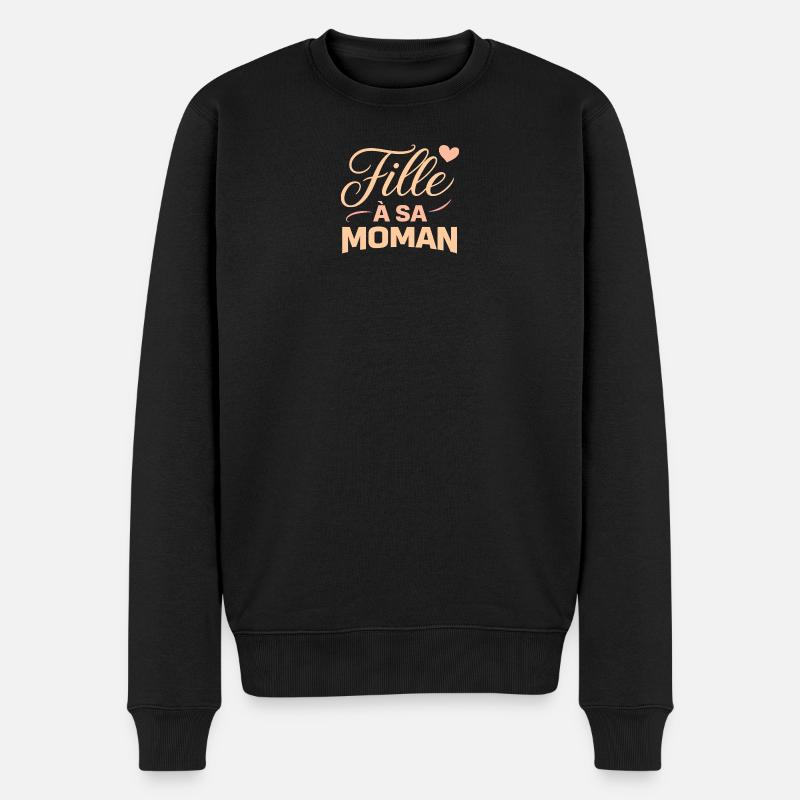 Fille_a_sa_moman - Pull Premium bio Homme - noir