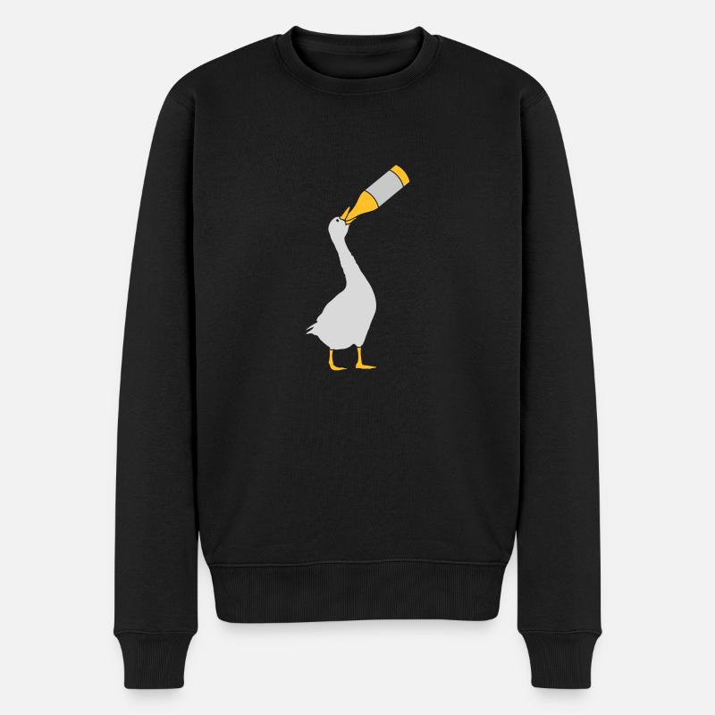 Fête de l’alcool d’oie - Pull Premium bio Homme - noir