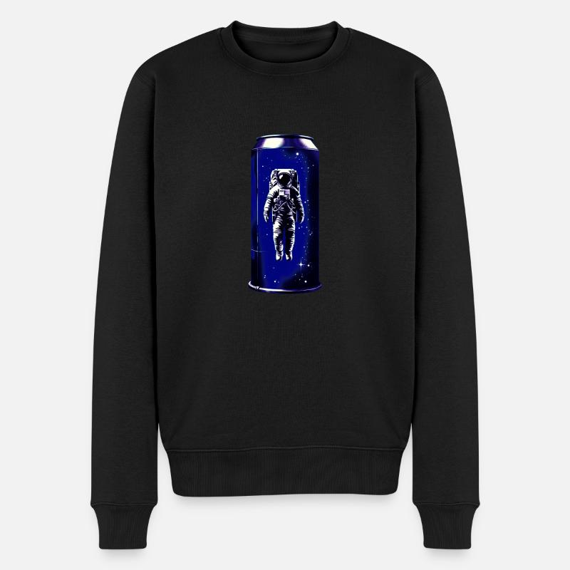 Astronaute dans une boîte - Pull Premium bio Homme - noir
